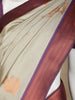 Pale Green Floral Designed Art Silk Saree - Diadem