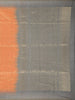 Orange Abstract Designed Semi Tussar Silk Saree
