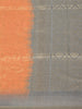Orange Abstract Designed Semi Tussar Silk Saree