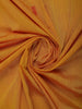 Mustard Yellow Floral Design Cotton Saree