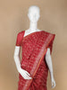 Red Warli Designed Cotton Saree - Diadem