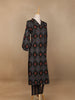 Black Abstract Designed Salwar Suit