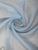 Light Blue Floral Designed Cotton Saree