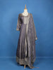 Smoky Lavender Sequins Embroidery Gown