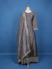 Smoky Lavender Sequins Embroidery Gown