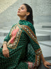 Green Floral Printed Synthetic Salwar Suit