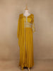 Yellow Floral Embroidered Crepe Bridesmaids Lehenga - Diadem