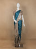 Sky Blue Abstract Designed Semi Tussar Silk Saree