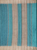 Sky Blue Abstract Designed Semi Tussar Silk Saree
