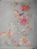 Blue Floral Designed Cotton Saree