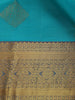 Sky Blue Floral Butta woven Silk Saree - Diadem