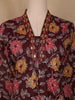 Red Floral Designed Cotton Salwar Suit - Diadem