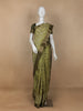 Green Abstract Designed Semi Tussar Silk Saree