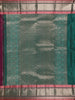Dark Pink Floral Woven Pure Kanchipuram Silk Saree - Diadem