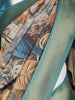 Grey Floral Designed Semi Tussar Silk Saree