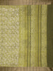Green Abstract Designed Semi Tussar Silk Saree