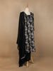 Black Floral Designed Salwar Suit