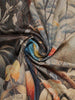 Grey Floral Designed Semi Tussar Silk Saree