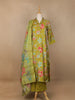 Green Floral Designed Salwar Suit