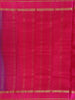 Purple Plain Silk Saree with Contrast Border - Diadem