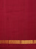 Maroon Stripes Woven Pure Kanchipuram Silk Saree - Diadem