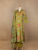 Green Floral Designed Salwar Suit