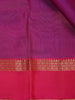 Purple Plain Silk Saree with Contrast Border - Diadem
