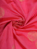Pink Floral Designed Art Silk Saree - Diadem