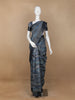 Grey Abstract Designed Chanderi Cotton Saree