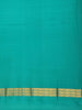 Blue Stripes Woven Pure Kanchipuram Silk Saree - Diadem