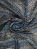Grey Abstract Designed Chanderi Cotton Saree