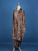 Brown Abstract Designed Velvet Salwar Suit - Diadem