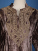 Brown Abstract Designed Velvet Salwar Suit - Diadem