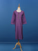 Purple Solid Casual Cotton Kurti - Diadem
