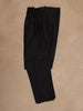 Black Floral Printed Cotton Kurta for Men