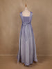 Lavender Shimmer Solid And Glitter Party Wear Gown