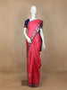 Light Pink Pure Kanchipuram Silk Saree with Small Butta Motif With Small Zari Work Border - Diadem