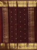 Red Peacock Woven Pure Kanchipuram Silk Saree - Diadem