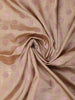 Light Brown Floral Buttis Art Silk Saree