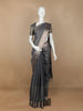 Grey Scallop Designed Cotton Casual Saree - Diadem