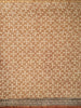 Brown Floral Designed Chanderi Cotton Saree