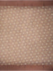 Brown Floral Designed Chanderi Cotton Saree