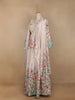 Ivory Floral Printed Crepe Bridesmaids Lehenga - Diadem