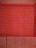 Dark Grey Floral Designed Chanderi Cotton Saree