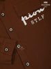 Brown Plain Full Sleeve Cotton Shirt - Diadem