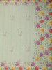 Pale Green Floral Designed Semi Tussar Silk Saree