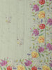Pale Green Floral Designed Semi Tussar Silk Saree