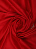 Red Floral Designed Satin Fancy Saree