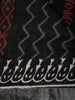 Black Abstract Designed Cotton Saree