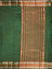 Green Solid Raw Silk Fancy Saree
